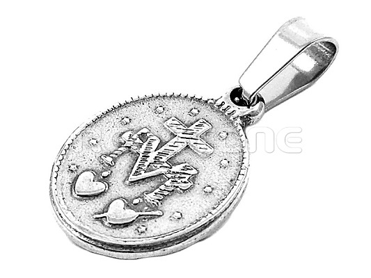 Prívesok z chirurgickej ocele - zázračná medaila